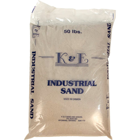 Silica Industrial Sand, K&E #32, 50 pound bag