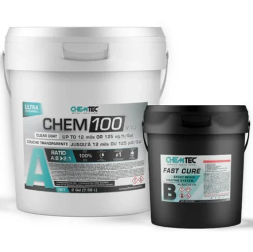 Chem100 Fast Cure Epoxy - 3 Gallon Kit
